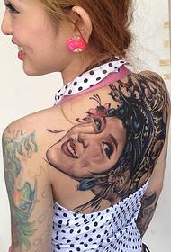 Kinci ryusaki's tattoo tattoo beauty beauty Malaysian