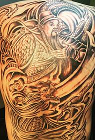 Висеће небо пуно згодне тетоваже Гуан Гонг