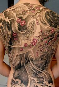 Classic personality full color totem tattoo
