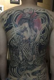 He tauira tattoo tattoo Erlang atua e hipoki ana i te tuara o muri