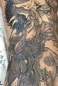 Cikakken tsarin wasan kwaikwayon tattoo Guanyin