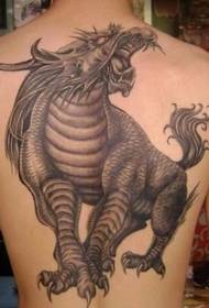 Polna močnih vzorcev tetovaže samoroga