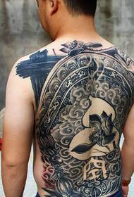 Padrão de tatuagem de totem personalizado e bonito