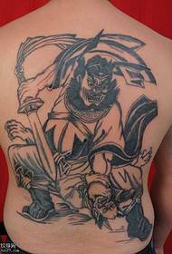 Modela Tattoo ya Exorcîzmê ya Zhong Rong