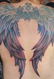 Slike tetovaža s velikim leđima u punim leđima u boji