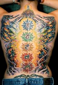 Tatuaggio di colore abbagliante