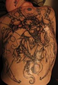 Torna modello tatuaggio pirata nero