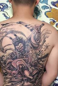 Full of self-willed Qitian Dasheng tattoo pattern
