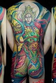 フルバックアーラン神のタトゥーパターン
