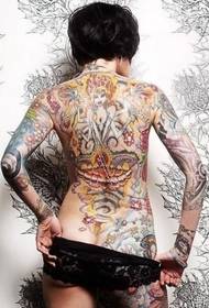Vissza rajzfilm lány tetoválás minta