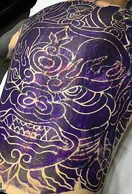 Povratak japanskog uzorka tetovaže totema vjetra