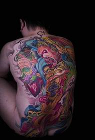 Повнокольоровий візерунок татуювання Qitian Дашенг
