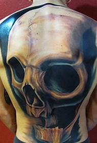 Übergroße Schädel Tattoo