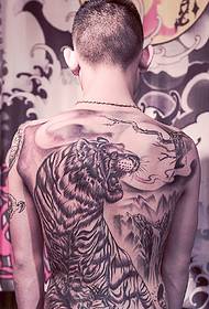 Tearful tiger totem tattoo