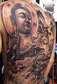 Fuldt kompleks totem tatovering