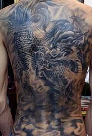 Eenhoorn tattoo met volledige rug