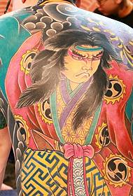 Bright and colorful full totem tattoo tattoo