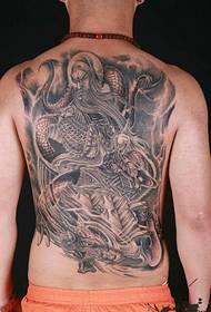 Handsome yechinyakare yakazara kumashure Guan tattoo