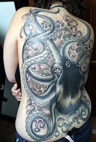 Pàtran tatù octopus làn-chùl