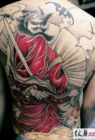 Zhong Rong Fu Mo Domineering Full Back Tattoo Txiv Neej