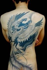 Kumashure kwemunhu kutonhorera Phoenix tattoo pateni