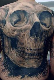 Пълни от снимки на татуировки на черепа на ужасите