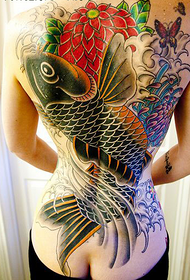 Краса кальмарів татуювання візерунок Daquan