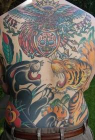 Kudzoka chekare chikwe ingwe uye tiger tattoo maitiro