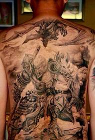 Harshen gida cike da tattoo din Qitian Dasheng Sun Wukong