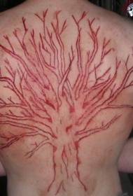 Намунаи tattoo дарахти калон бурида