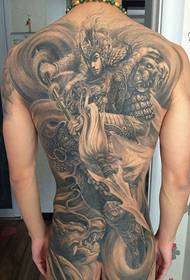 Domineering cikakken baya yaki allah Zhao Zilong tattoo