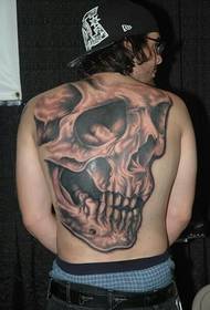 Popolare tatuaggio fronte retro pieno