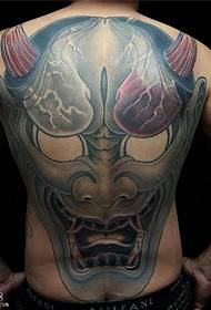 Vollblosen Mask Tattoo Muster