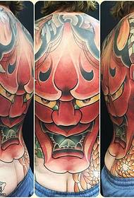 Full back classic Japanese style tattoo pattern