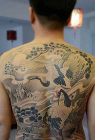 ຮູບແບບ tattoo swan ທີ່ສວຍງາມແມ່ນງາມ