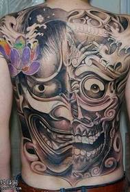 Full-back prajna bala tattoo pattern