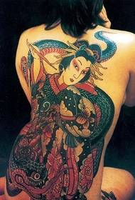 Totem tatoveringer med forskjellige stiler