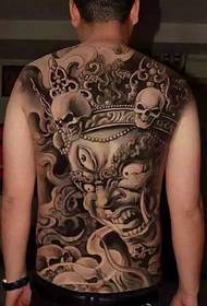 Hiji set super liar tukang totem desain tato