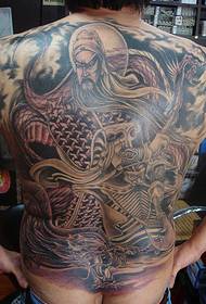 Klasik konplè tounen Guan Gonglong tatoo