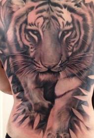 Dominerende tiger tatoveringsmønster
