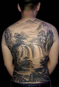 Moștenirea culturii clasice, uită-te la acest lucru plin de tatuaje de peisaj