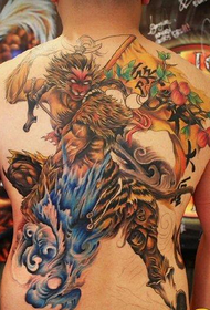 Pieno di prepotente tatuaggio Qitian Dasheng Sun Wukong
