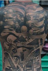 Umzobo opheleleyo we-totem tatto epheleleyo