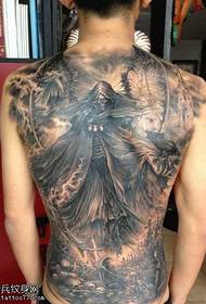 Uralkodó halál tetoválás minta