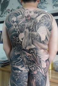 Tatuatge dominar tot l'esquena Zhao Yun