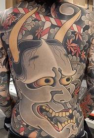 Mtundu wathunthu wa tattoo ya Japan