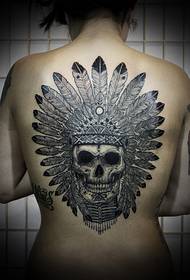 Domineering Indian style tattoo