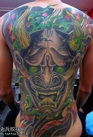 Full of green like tattoos