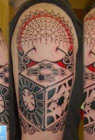 arm sol Firkantet tatoveringsmønster