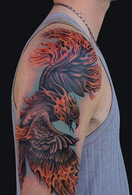 armanceya xweya klasîk a phoenix tattoo